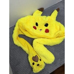 Pokémon Pikachu Plush Hat Yellow with Moving Ears